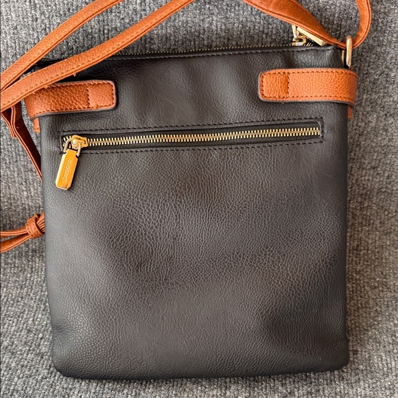 Gusacci Black and Brown Crossbody Bag - Picture 3 of 11